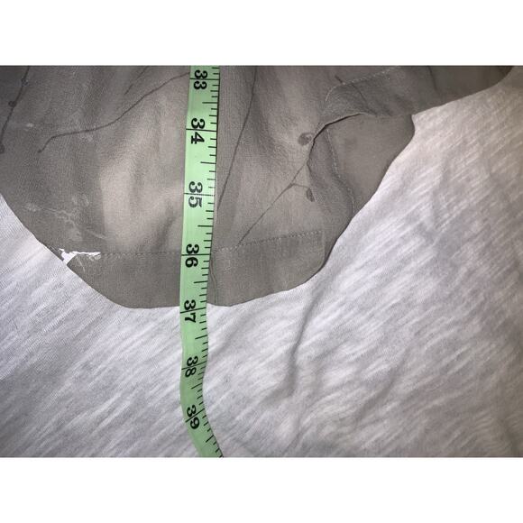 Victoria Secret VTG Slip 100% Silk Night Gown Robe Lingerie Set Gray Floral S - Picture 11 of 12